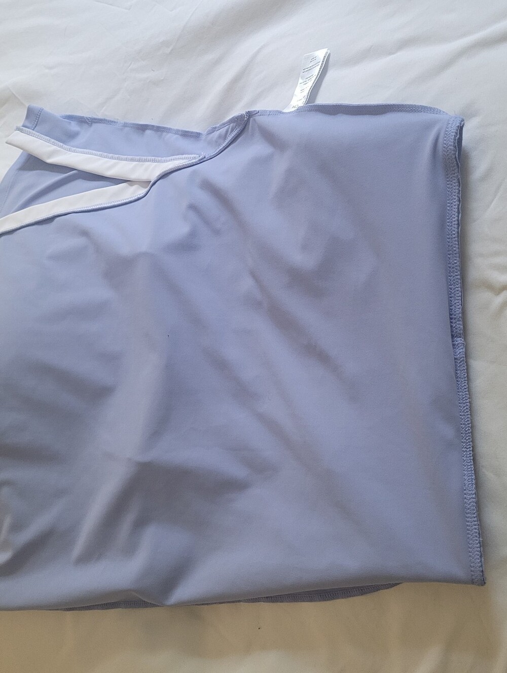 Athletic Dress W/ S Periwinkle Blue Zip Front Nwot - Picture 14 of 15
